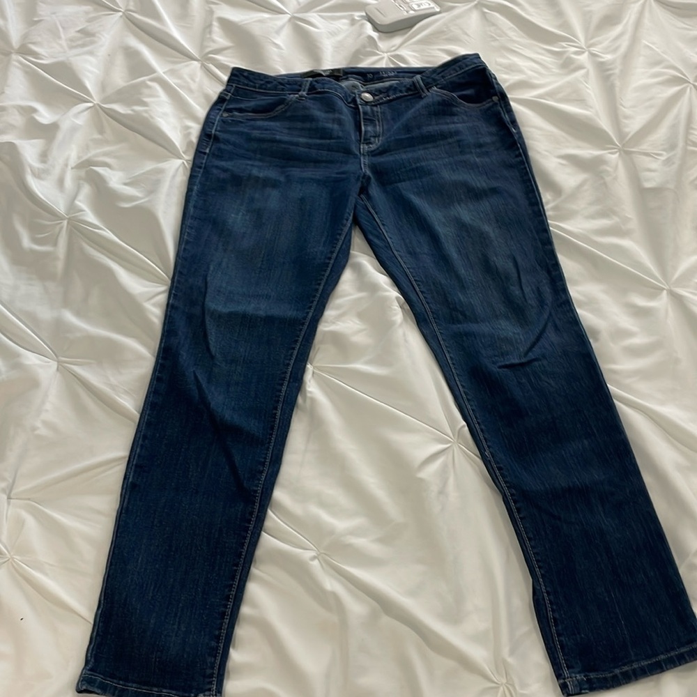 Straight leg jeans
